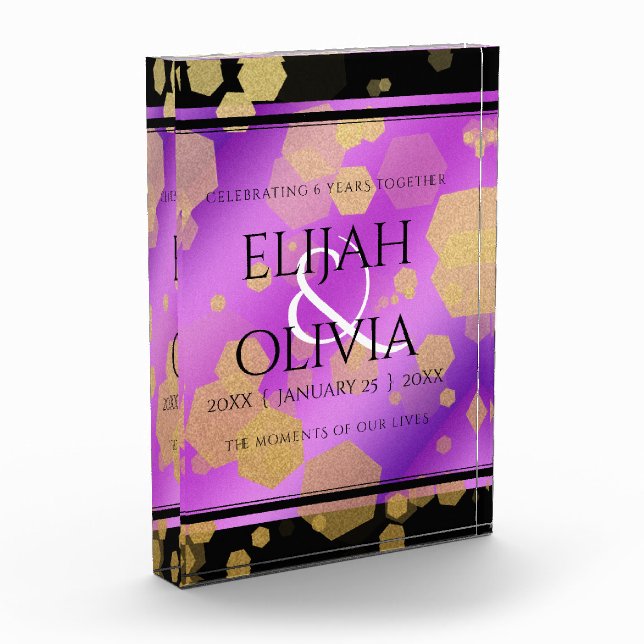 6. 33. 47. 48. Geburtstag von Amethyst Fotoblock (Links)