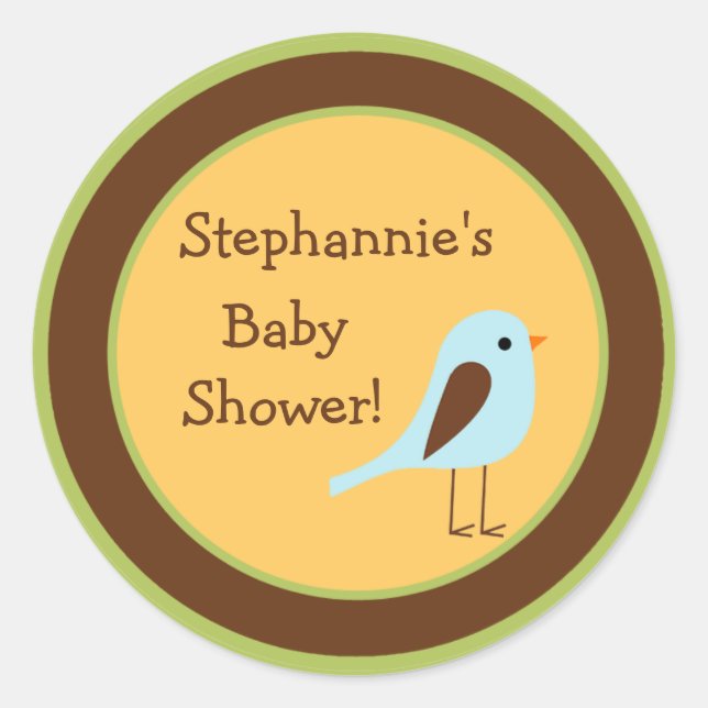 6 - 3" Bevorzugen Sticker Forest Friends Bird (Vorderseite)