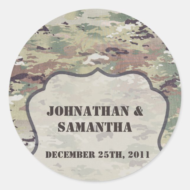 6 - 3" Gefallen Stickers Army OCP Camouflage Unifo (Vorderseite)