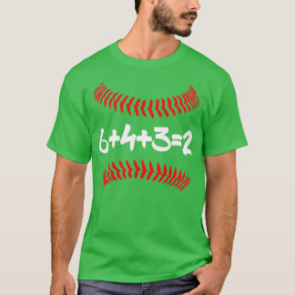 6 4 3 2 Baseball Mama und Vater 6432 Mathematik T T-Shirt