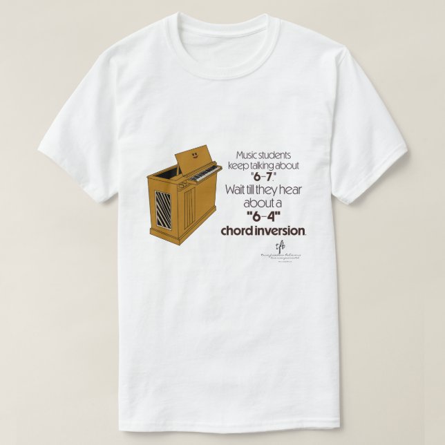 6-4 Akkordumkehrung Unisex T-Shirt (Design vorne)