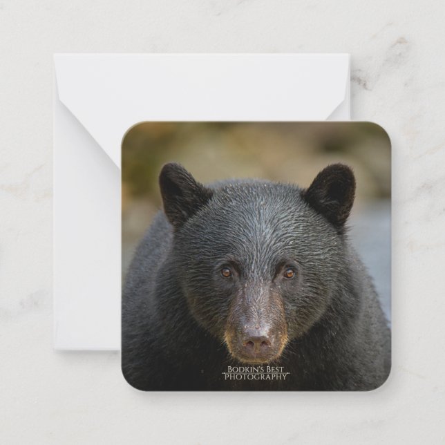 6,4 cm x 6,4 cm flache Note Karte (Vorderseite)