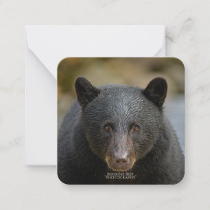 6,4 cm x 6,4 cm flache Note Karte