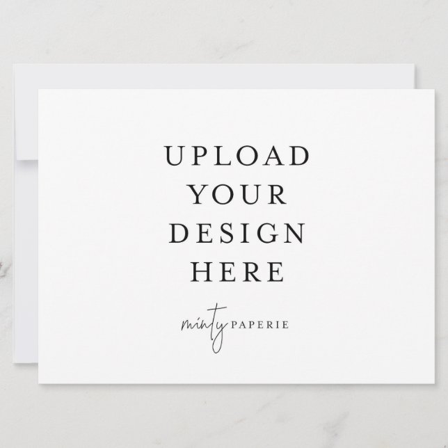 6,5" x 8,75" Einladung - Landschaft (Vorderseite)