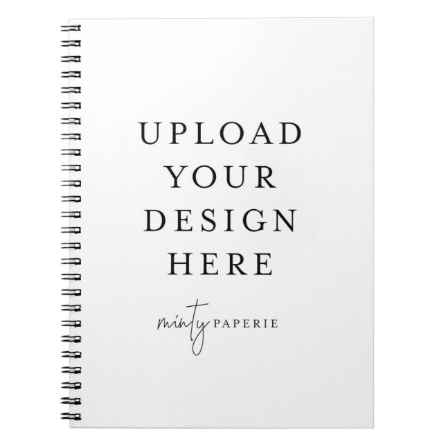 6,5" x 8,75" SpiralNotebook Notizblock (Vorderseite)