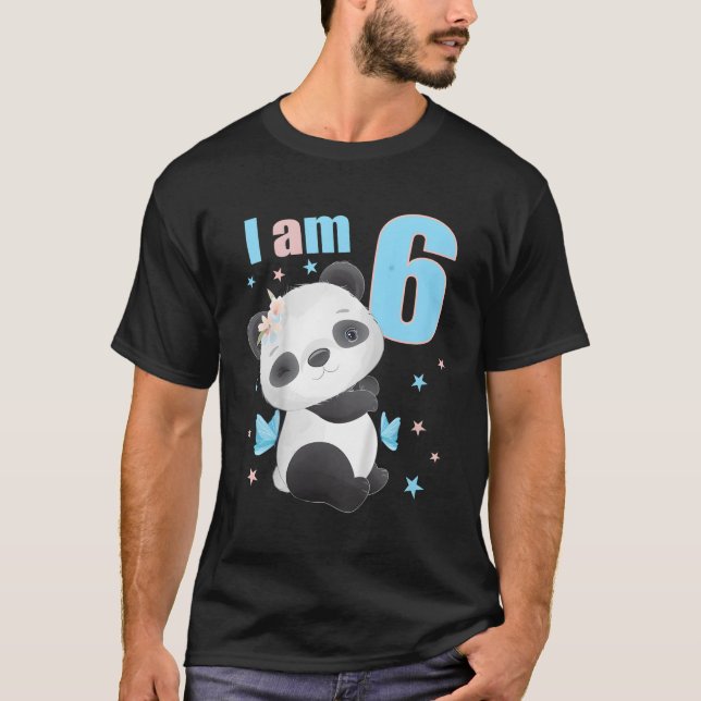 6 6 Panda T-Shirt (Vorderseite)