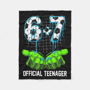 6+7 = 13 Jahre alte Jungen Mädchen Teenager 13. Ge Fleecedecke