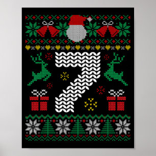 6 7 67 Meme Six Seven Lustiges Weihnachten Hässlic Poster
