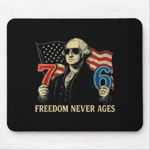 6-7 7-6 George Washington Freiheit Design Für Lehr Mousepad