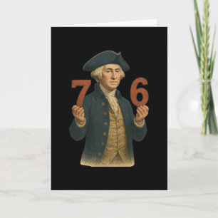 6-7 7-6 George Washington Sechs Sieben Amerikanisc Karte