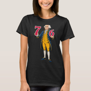 6 7 7 6 George Washington Sechs Sieben T-Shirt