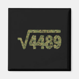 6 7 Armee Muster Meme Quadratwurzel 4489 Slang Mat Magnet