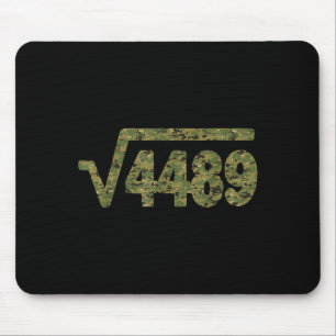 6 7 Armee Muster Meme Quadratwurzel 4489 Slang Mat Mousepad