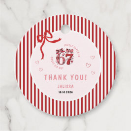 6 7 Birthday for Girls, Pink Kids 7th Birthday Geschenkanhänger