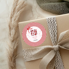 6 7 Birthday for Girls, Pink Kids 7th Birthday Runder Aufkleber