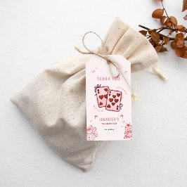 6 7 Birthday for Girls, Pink Six Seven Kids Party  Geschenkanhänger