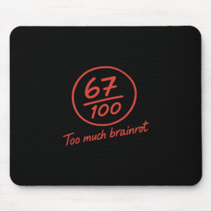 6 7 Brainrot Grundschullehrerin Meme Funny 67 6 Mousepad