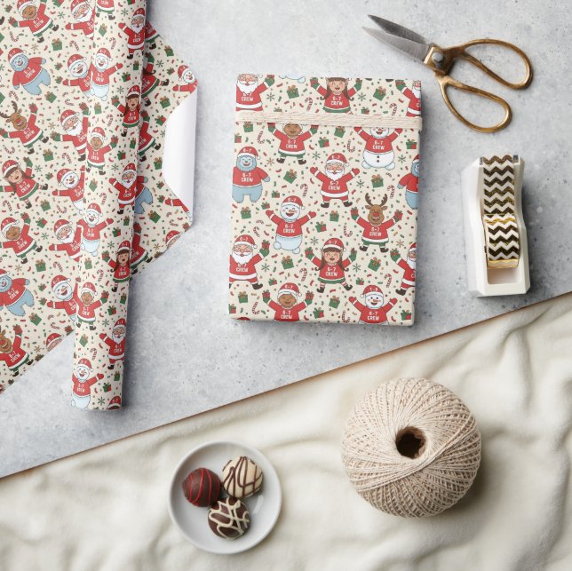 6-7 Crew Weihnachten Geschenkpapier (Kunsthandwerk)