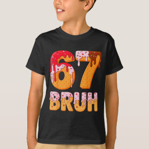6 7 Eis Drip Lustiges Valentine Sechs Sieben Meme T-Shirt