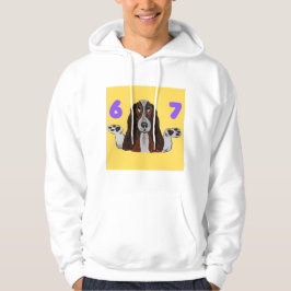 6 7 Funny Crazy Doggie Hoodie