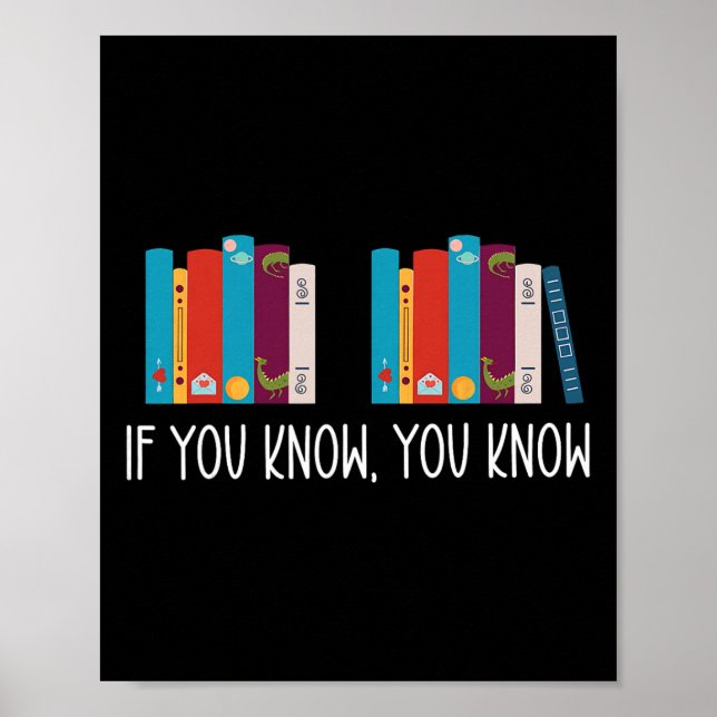 6 7 Funny If You Know You Know 6 7 Reading Teacher Poster (Vorne)