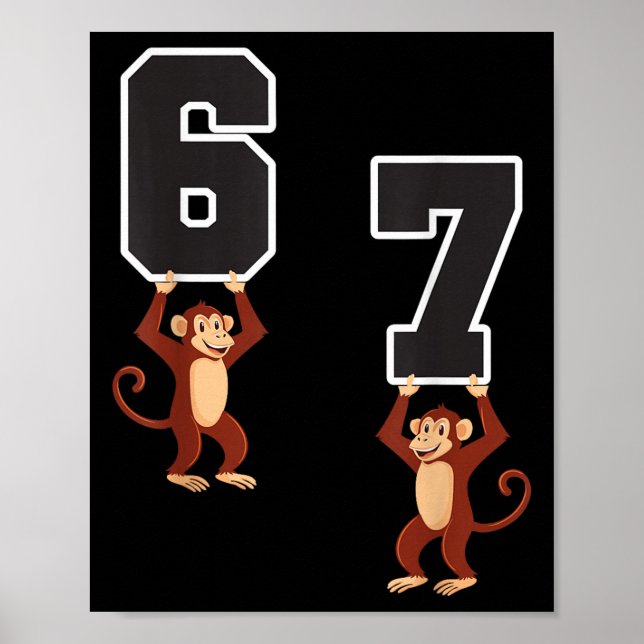 6 7 Funny Matching Teachers Halloween Kostümmonk Poster (Vorne)