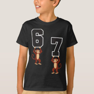 6 7 Funny Matching Teachers Halloween Kostümmonk T-Shirt