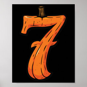 6 7 Funny Six Sieben Halloween Kostüm Matching Cou Poster