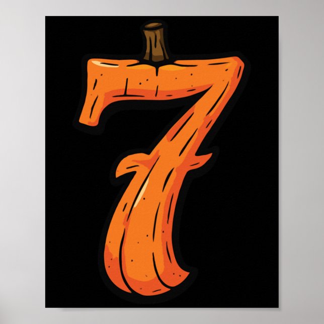 6 7 Funny Six Sieben Halloween Kostüm Matching Cou Poster (Vorne)