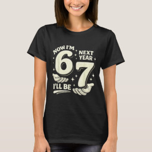 6 7 Geburtstag 6 Jahre alter Geburtstagsjunge 67 M T-Shirt