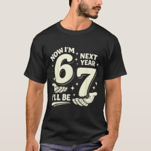 6 7 Geburtstag 6 Jahre alter Geburtstagsjunge 67 M T-Shirt