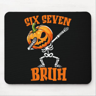 6 7 Halloween 67 Meme Six Seven Dabbing Gen Alpha  Mousepad