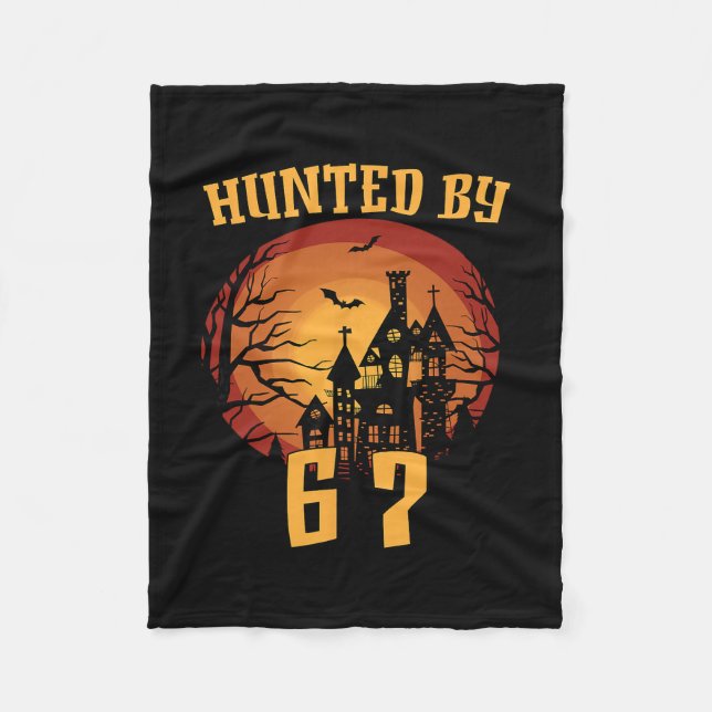 6 7 Halloween 67 Meme Six Seven Spuk Gen Alpha Fleecedecke (Vorderseite)