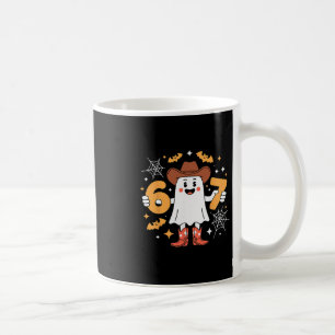 6 7 Halloween-Geist 67 Meme Gen Alpha Sechs Sieben Kaffeetasse