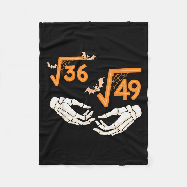 6 7 Halloween Mathe Quadratwurzel 67 Meme Gen Alph Fleecedecke (Vorderseite)