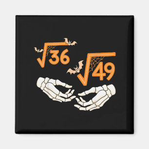 6 7 Halloween Mathe Quadratwurzel 67 Meme Gen Alph Magnet