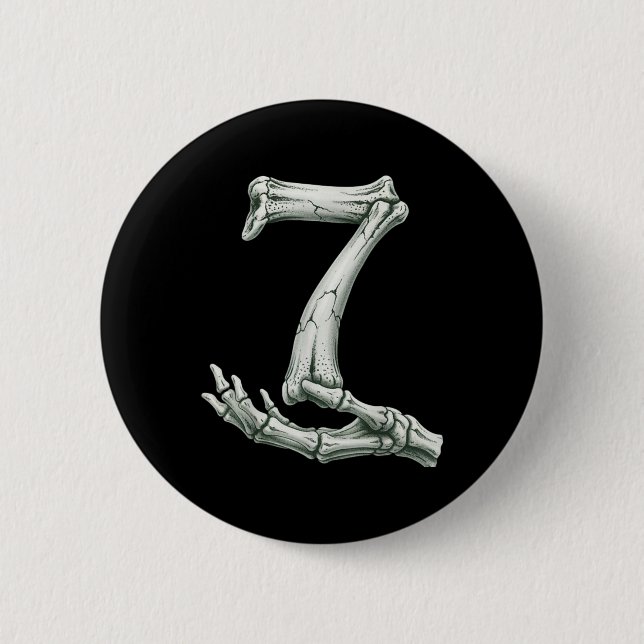 6 7 Halloween-Skelett Lustig 67 Meme Gen Alpha Sec Button (Vorderseite)
