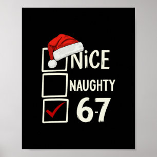 6-7 Kostüm-Meme Nett Unanständig 67 Weihnachten Ge Poster