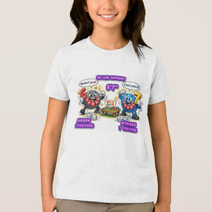 6’7” Lebenswichtig Chemie-Elemente Tri-Blend Shirt