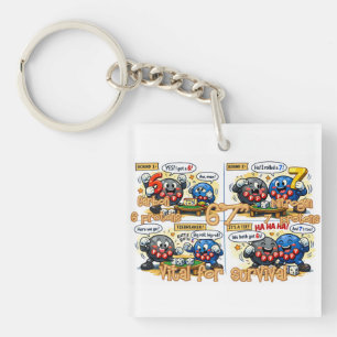 6’7” Lebenswichtige Chemie-Elemente Schlüsselanhänger