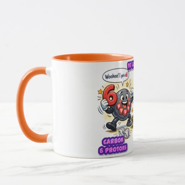 6’7” Lebenswichtige Chemie-Elemente Tasse (Links)