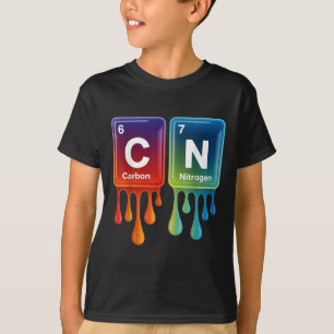6 7 Lustiger Wissenschaft Chemie Lehrer Periodensy T-Shirt