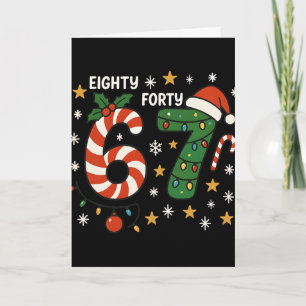 6-7 Meme 8647 Weihnachts-Gehirn-Fäulnis Lustig Ant Karte