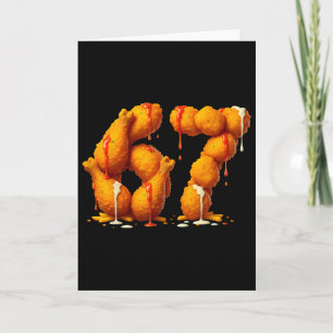 6 7 Meme Fried Chicken 67 Schlafanzug Kinder Sechs Karte