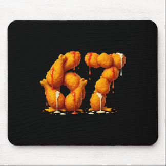 6 7 Meme Frittiertes Hühnchen 67 Schlafanzug Kinde Mousepad