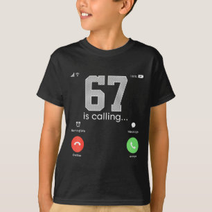 6 7 Meme Kinder Sechs Sieben Jugend Lustig 6 7 Kos T-Shirt
