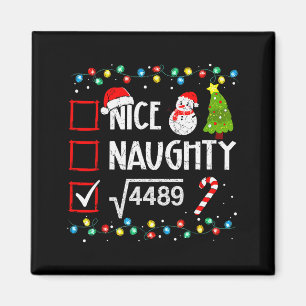 6-7 Meme Nice Naughty 67 Weihnachten Gehirn Fäulni Magnet