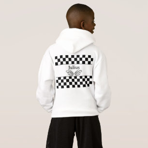 6 7 Meme Schwarz-Weiß Schachbrett Geburtstag Hoodie
