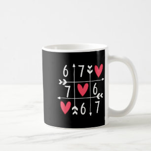 6 7 Meme Sechs Sieben 67 Lustig Xoxo Spiel Valenti Kaffeetasse