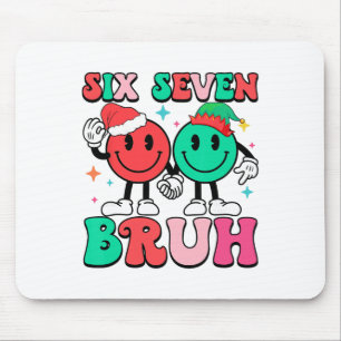 6 7 Meme Sechs Sieben Weihnachten Lustig 67 Weihna Mousepad